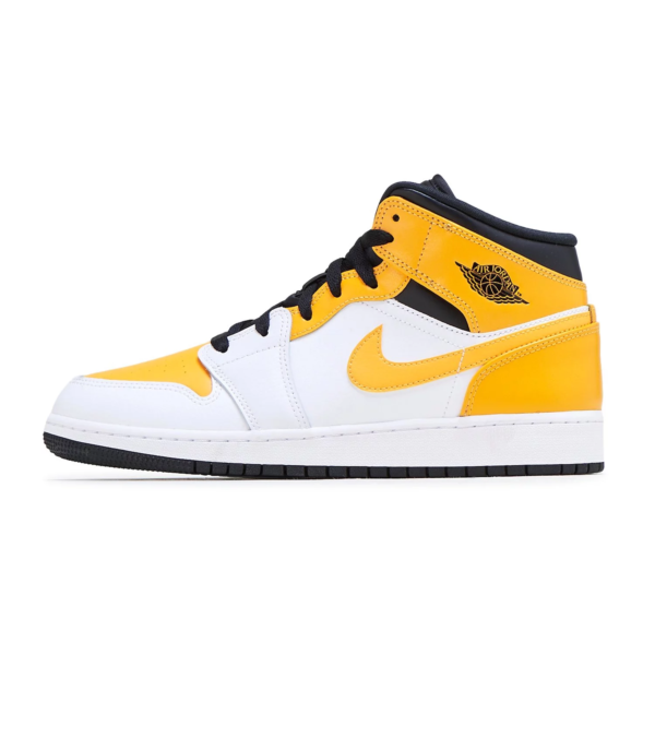 Big Kid'S  1 Mid "University Gold" White