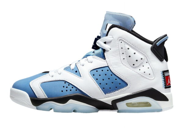 (GS) Air  6 Retro 'White / UNC University Blue' (2022) 384665-410