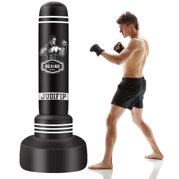 Adults Inflatable Freestanding Heavy Bag, 69'', 1.81 Kg, Black - Image 9