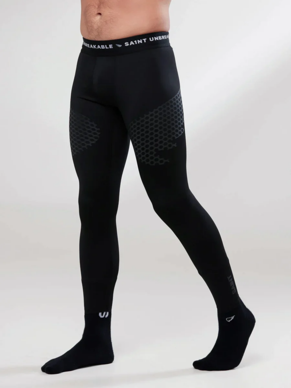 SA1NT Layers - Men'S Compression Tight - Black/Charcoal - Image 3