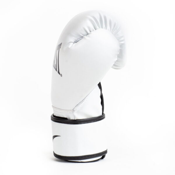 Synthetic Leather Core Training Gloves for Boxing, White, S/M - Image 2