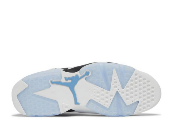 (GS) Air  6 Retro 'White / UNC University Blue' (2022) 384665-410 - Image 7