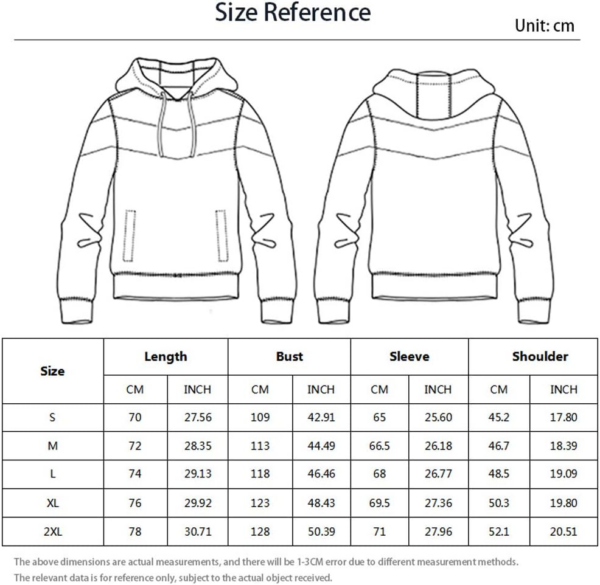 Mens Hooded Sweatshirt Casual Long Sleeve - Image 5