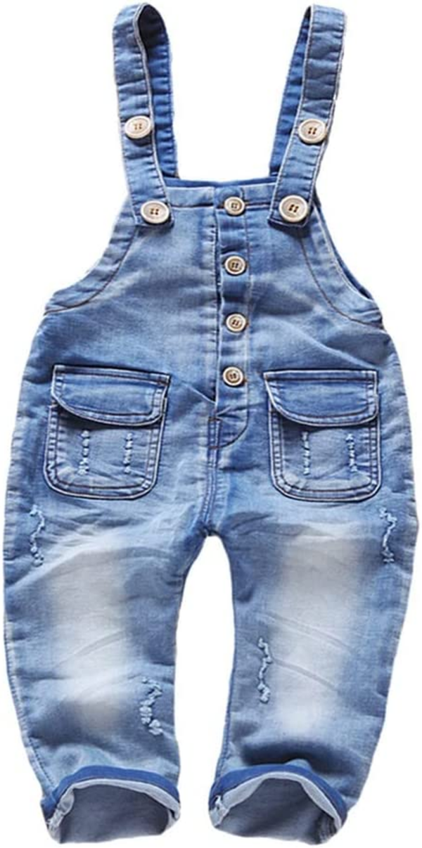 Baby & Little Boys/Girls Blue & Black Denim