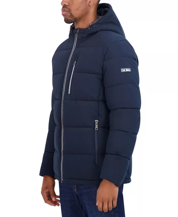 Men'S Quilted Hooded Puffer Jacket - Image 3