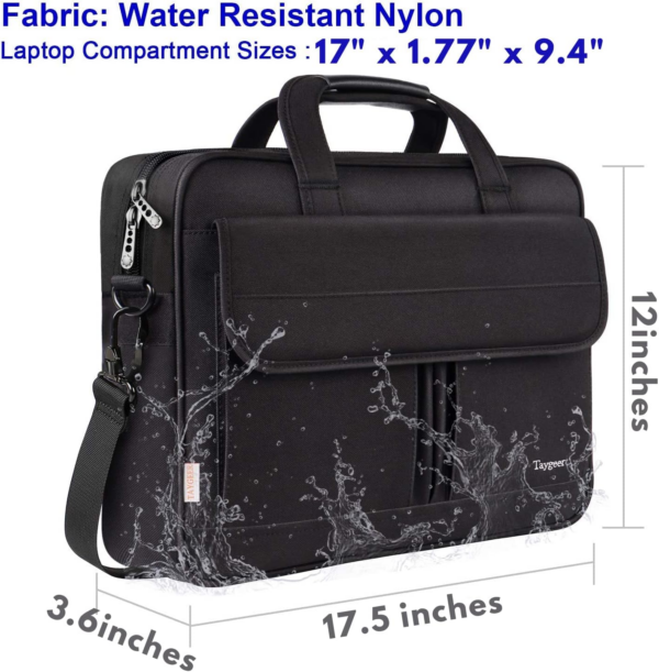 17 Inch Laptop Bag, Laptop Briefcase Business Office - Image 3