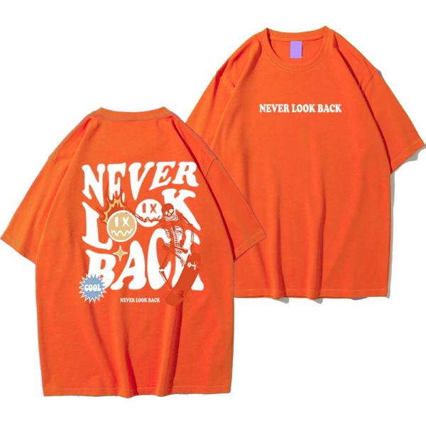 Never Look Back Creative Smile Skull Printing Cartoons - Image 8