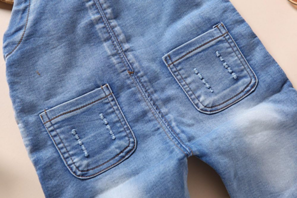 Baby & Little Boys/Girls Blue & Black Denim - Image 5