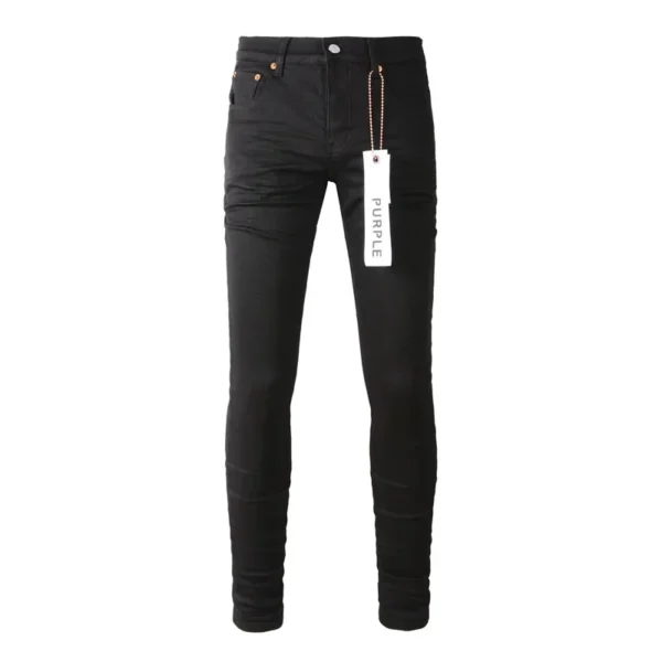 Purple Jeans American High Street Black Pleated Basic - Image 4